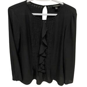 Banana Republic- Women’s  Small Black Chiffon Blouse